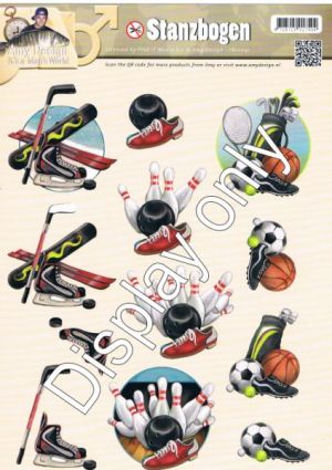 Its a Man's World Die-cut - Sports [WFTBS10041]