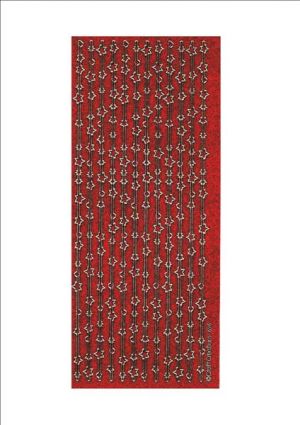 Star Borders - Gold/Red [S696GRDRAIN]