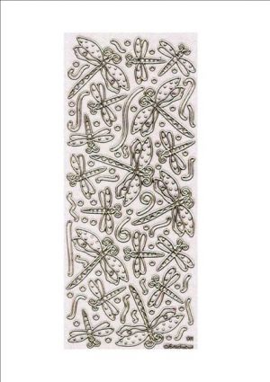 Dragonflies - Gold/Transparent [WZL511]