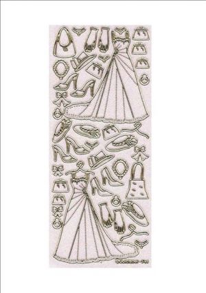 Posh Dress - Gold/Transparent [WZL548]