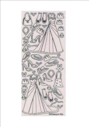 Posh Dress - Silver/Transparent [WZL548]