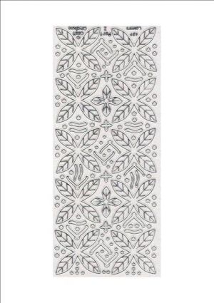 Poinsettia Layer - Silver/Transparent [S629SCRAIN]