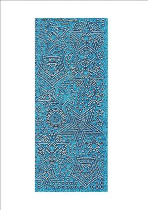 Stars Layered - Silver/Blue [S630SBLRAIN]