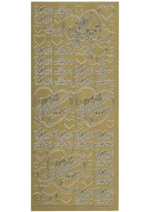 With Love - Gold WMS306