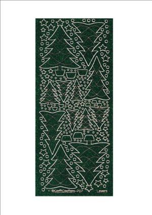 Xmas Tree Medium - green/gold [WZL707]