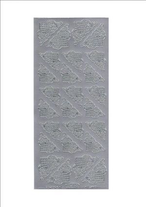 Corners Ornaments Small - Silver WMS845