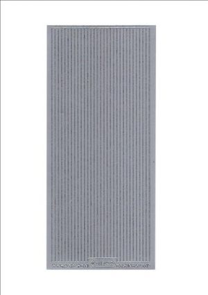 Borders Fat Lines - Silver WMS1149