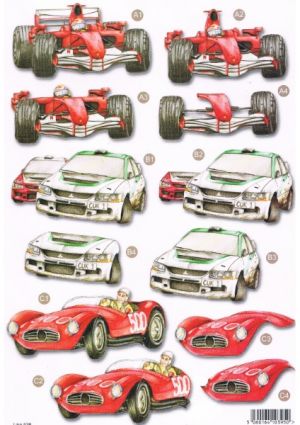 Racing Cars Die-cut [WUK538]