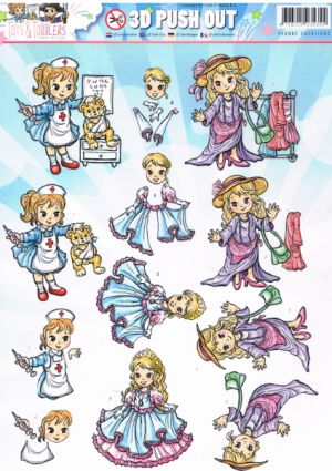 Nurse/Fairy/Dress up - Yvonne Creations Tots & Toddlers Die-cut [WFTSB10144]