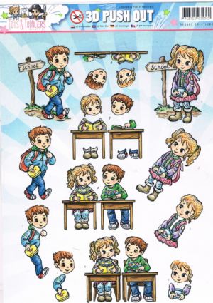 School Days - Yvonne Creations Tots & Toddlers Die-cut [WFTSB10145]