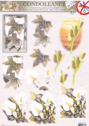 Flowers Condolence 84 -Studiolight Die-cut [WSOEASYSL84]