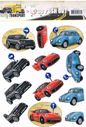 Daily Transport by Car - Amy Design Die-cut [WFTSB10235]