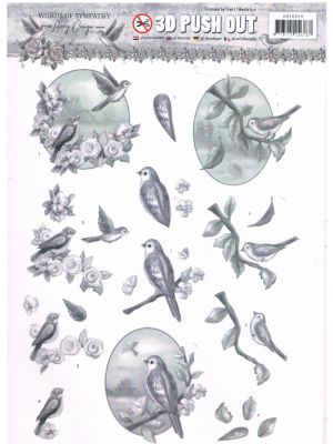 Words Of Sympathy - Swallows - Amy Design [WFTSB10314]