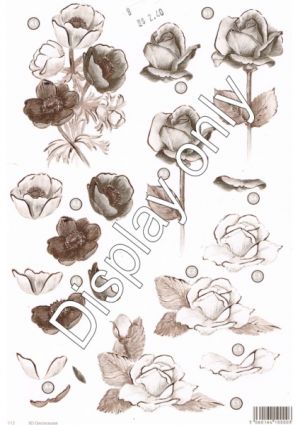 Floral Copper Foil Edges Die-cut [WUKF112C]