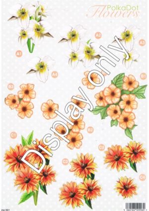 Polka Dot Flowers - Die-cut [WUK991]