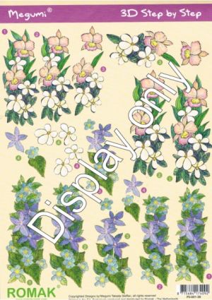 Small Flowers - Megumi Die-cut [WRK0138]