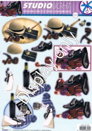 Vintage Men - Studiolight Die-cut [EASYSL333]