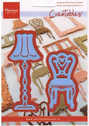 Creatables Cutting & Embossing Stencil - Chair & Lamp [LRP267]