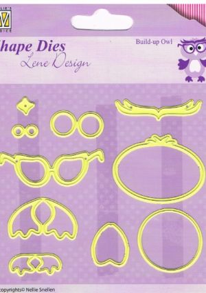 Lene Design Shape Die - Build up Owl [WNESDL024]