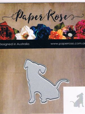 Paper Roses - Sitting Dog [16658]