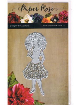 Paper Roses - Lady with Umbrella [16727]