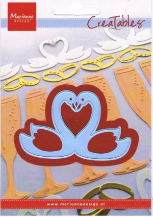 Creatables Cutting & Embossing Stencil - Swans [WMD0239]