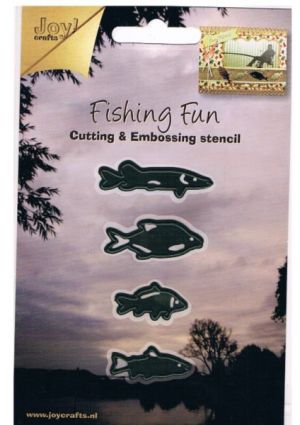 Joys Fishing Fun - Fish Cutting & Embossing stencil [WJY60020154]
