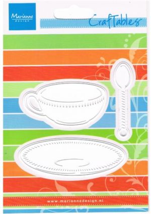 Craftables Cutting & Embossing Stencil - Tea Cup [WMD1238]