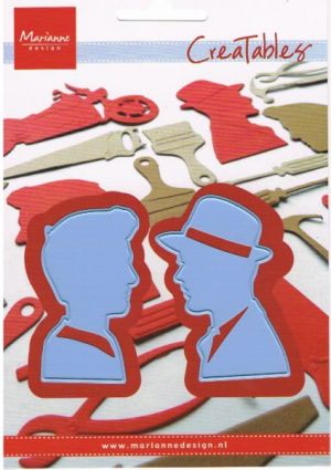 Creatables Cutting & Embossing Stencil - Silhouette Man [WMD0289]