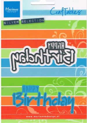 Craftables Cutting & Embossing Stencil - Happy Birthday [WMDCR1320]