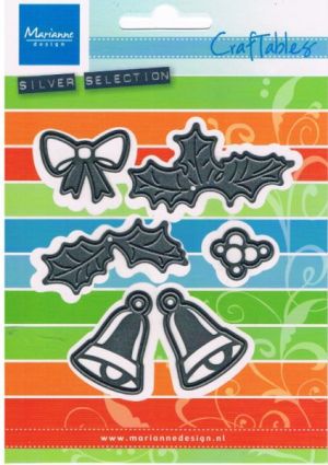 Craftables Cutting & Embossing Stencil - Christmas Bells [WMDCR1343]