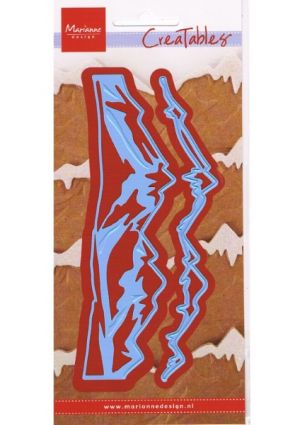Creatables Cutting & Embossing Stencil - Horizon Snowy Mountains [WMD0493]