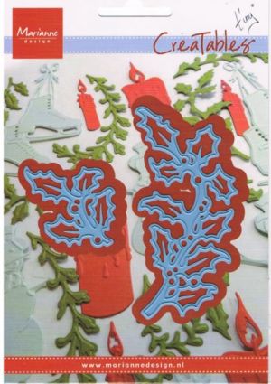 Creatables Cutting & Embossing Stencil - Holly [WMD0244]