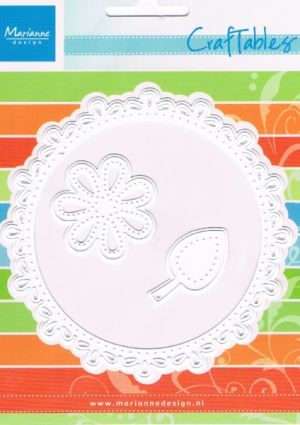 Craftables Cutting & Embossing stencil - Circle & Flower [WMD1248]