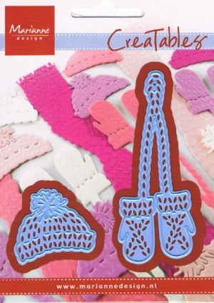 Creatables Cutting & Embossing Stencil - Knitted Hat & Mitten [WMD0440]
