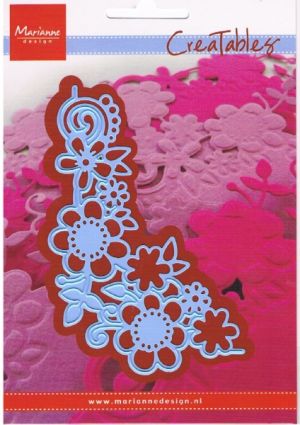 Creatables Cutting & Embossing Stencil - Flower Corner [WMD0428]