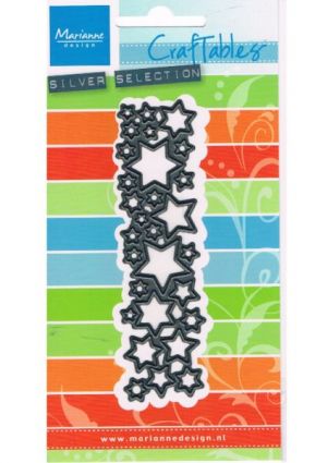 Craftables Cutting & Embossing Stencil - Punch Die Stars [WMDCR1321]