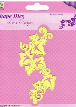 Lene Design Shape Die - Swirls & Leaves [WNESDL025]