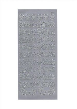Happy Easter - Silver 111-02