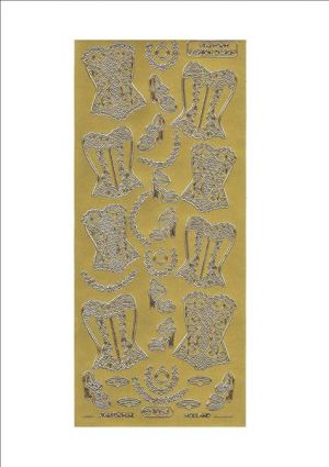 Fashion Corsets - Gold [WMS1054]