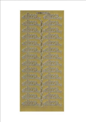 Happy Fathers Day - Gold 458-01