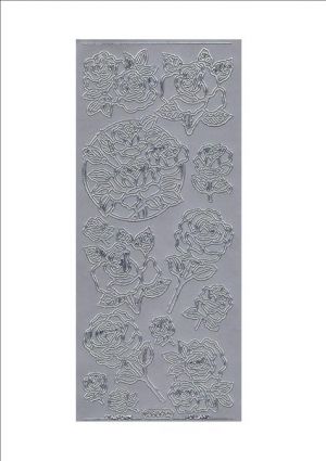 Roses Large - Silver WMS809