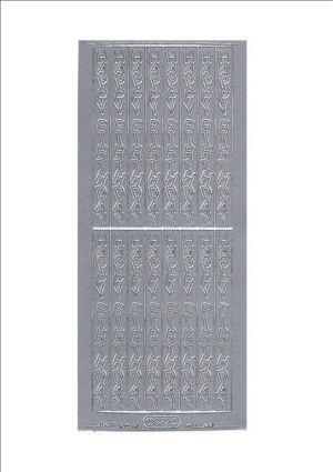 Happy Birthday Upright - Silver WMS332