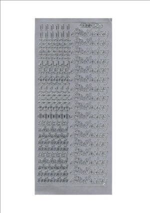 Birthday Numbers - Silver 459-02