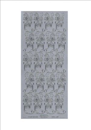 Christmas Socks - Silver [WMS988]