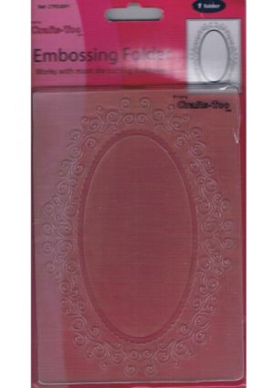 Embossing Folder - Oval Frame 1 [WNEHSF004]