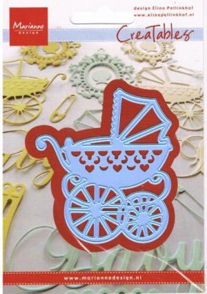 Creatables Cutting & Embossing Stencil - Pram [WMD0218]