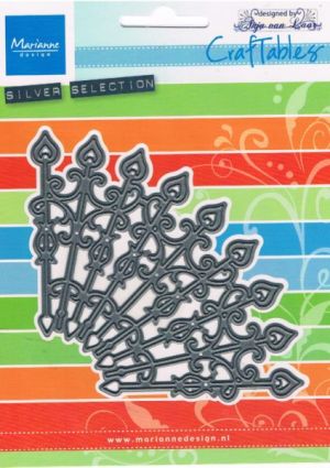 Craftables Cutting & Embossing Stencil - Anja Decoration [CR1271]