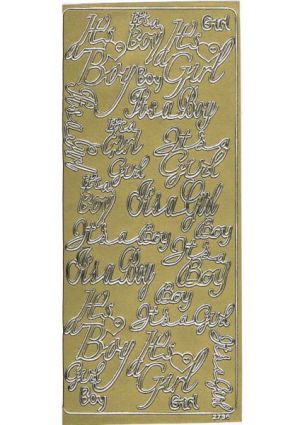 Its a Boy/Girl - Gold [293-1]