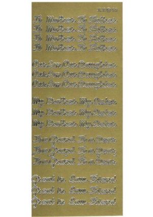 To Mother, Father, etc. - Gold [127-01]